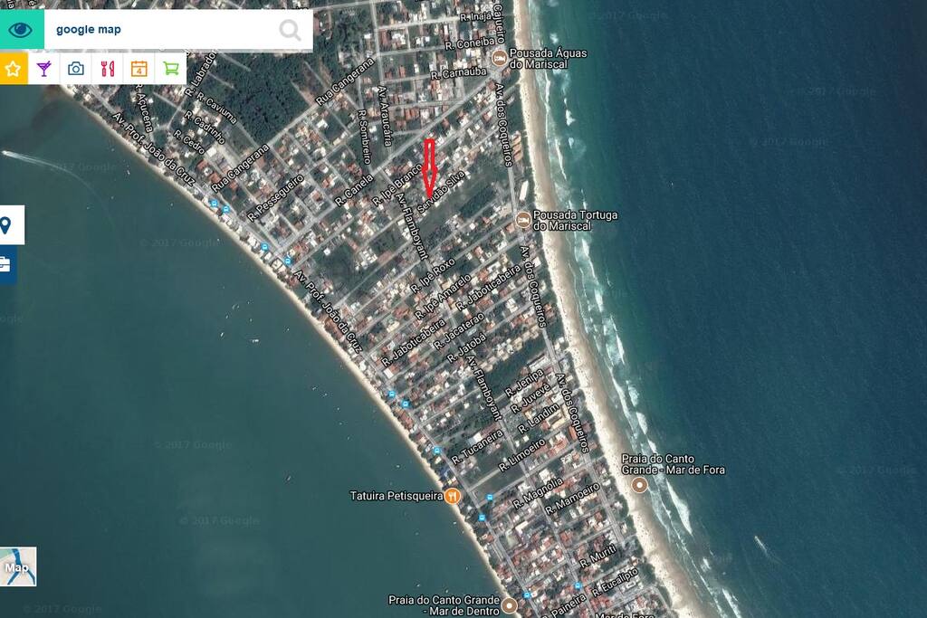 Localização exata da casa