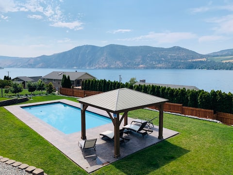 Large Home with Pool, HotTub & Sweeping Lake Views