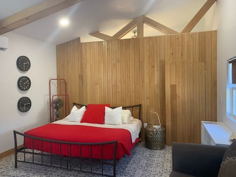 Modern Spacious studio minutes from beach/downtown