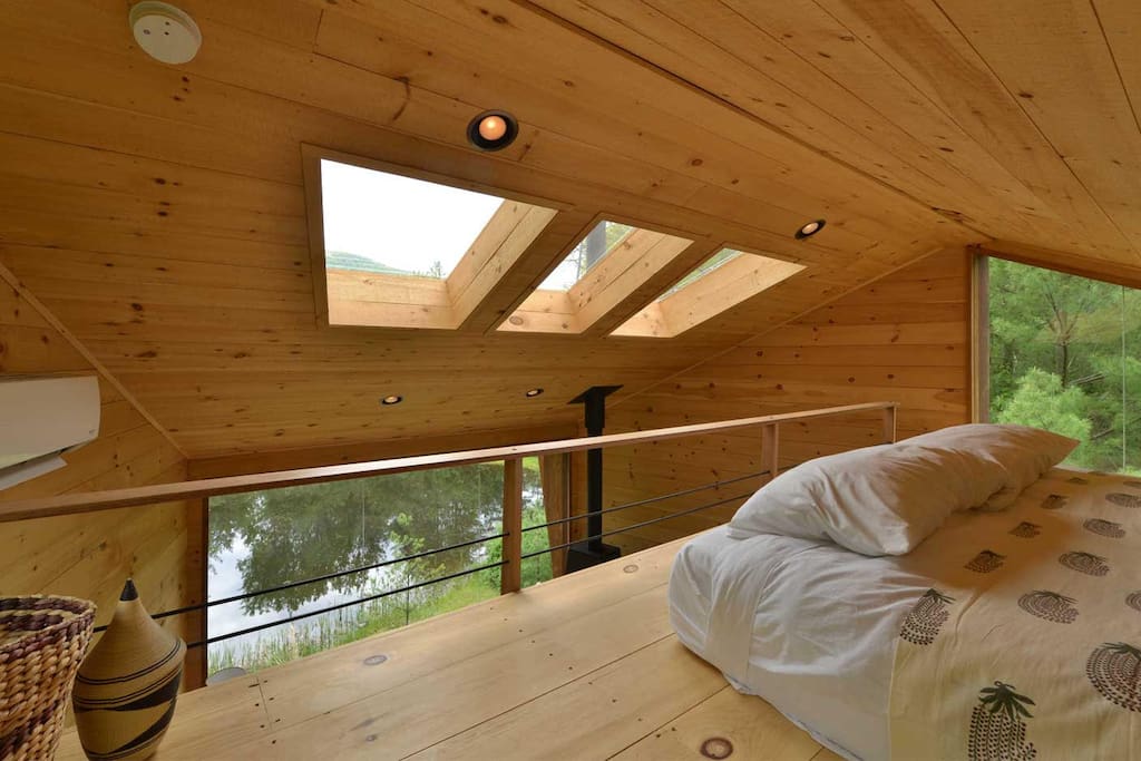 You will be surrounded by trees and natural light from all sides