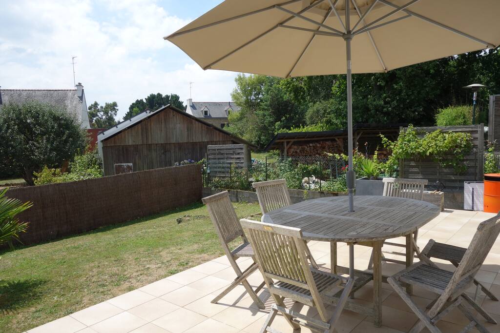 Terrasse plein sud.