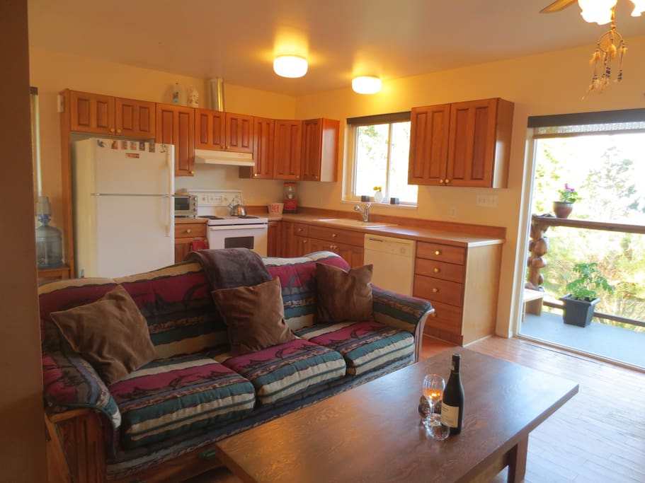 Living room & kitchen