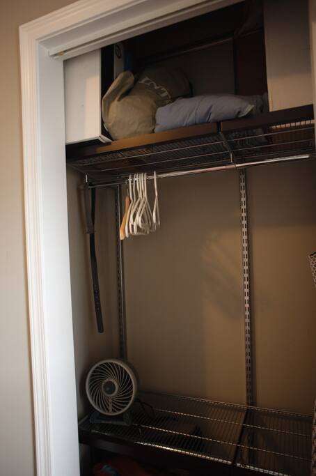 Closet to hang your clothes