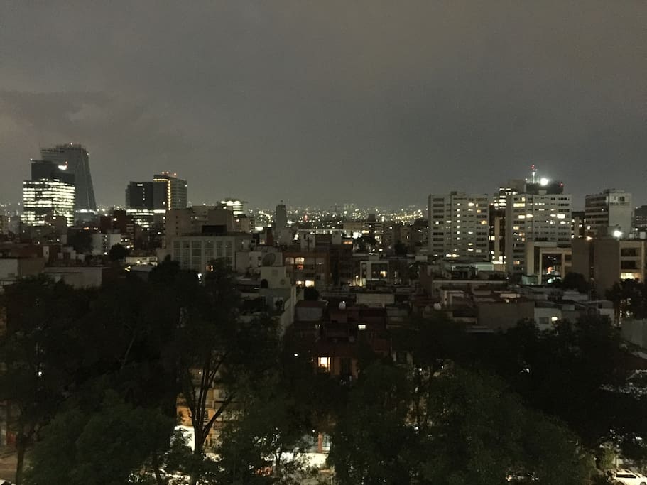 Vista desde la estancia del loft