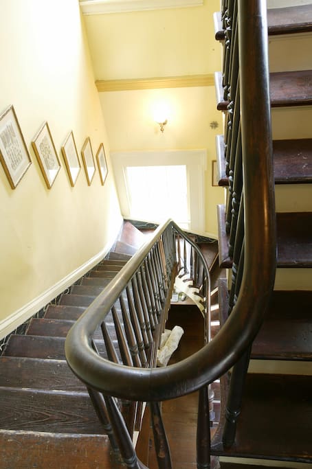 Stairway to the Owner's Suite.