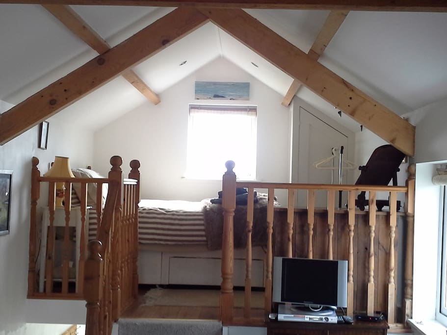 Mezzanine bedroom area