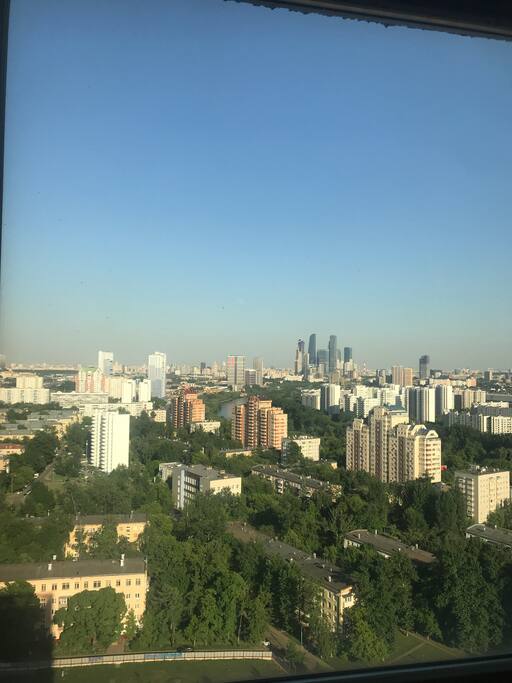 Вид на город