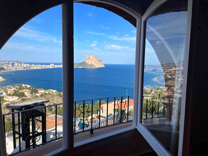 Villa Vue Panoramique Mer Avec Piscine Privée - Calp