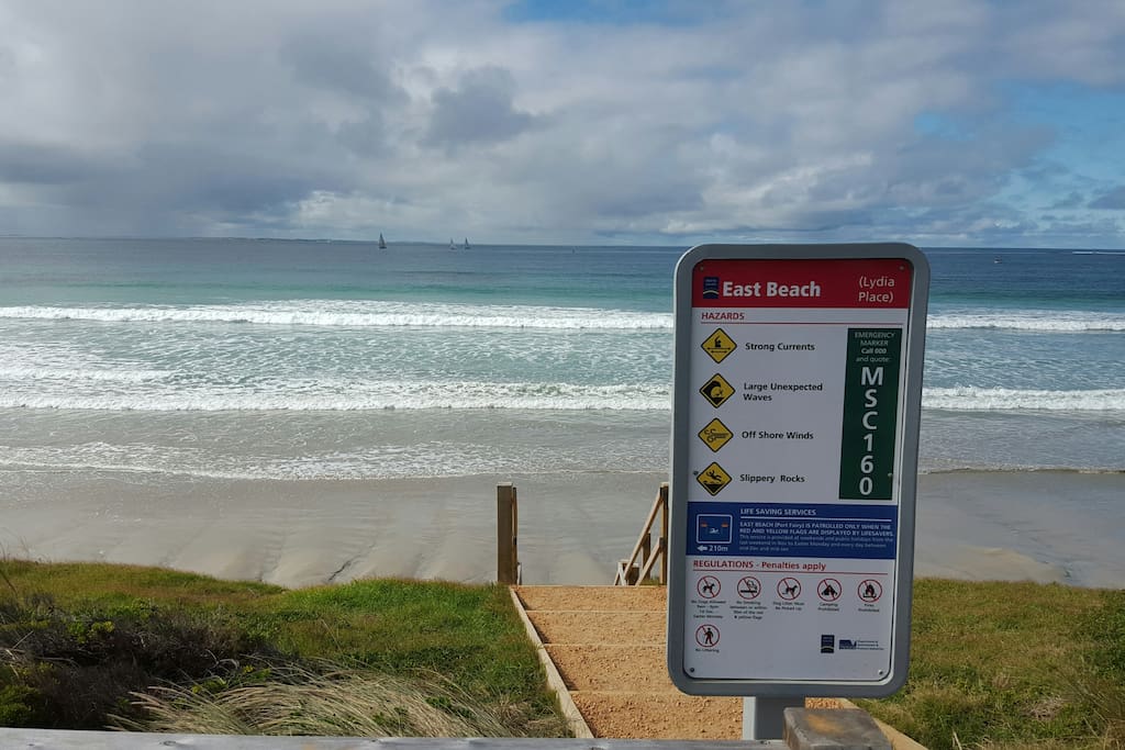 East Beach close by