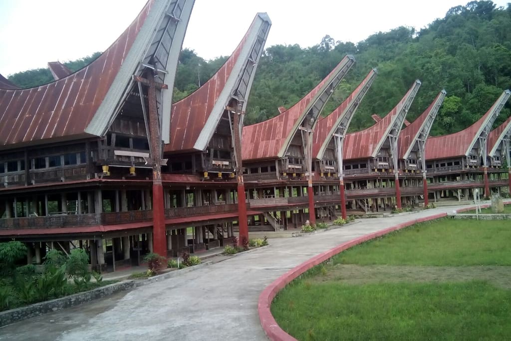 The traditional house from front side