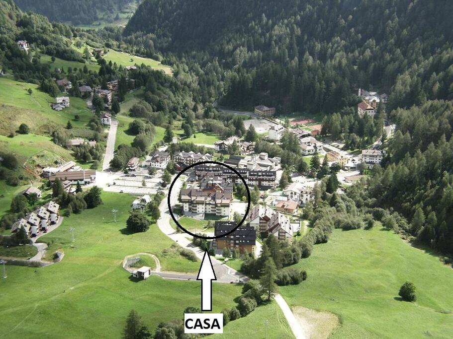 Visuale casa a Peio