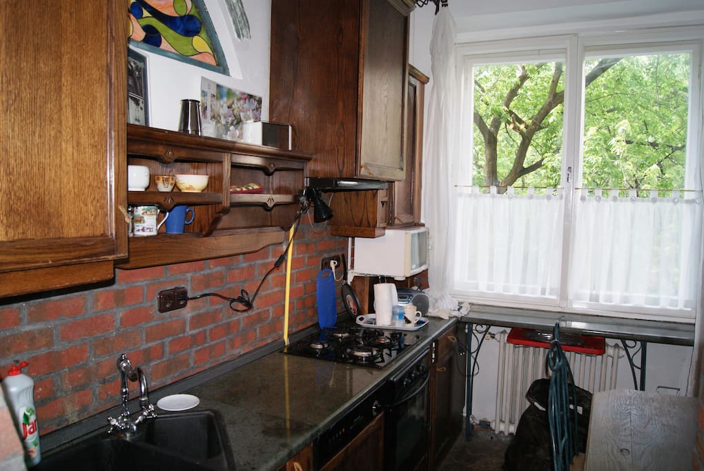 Dining room with garden view