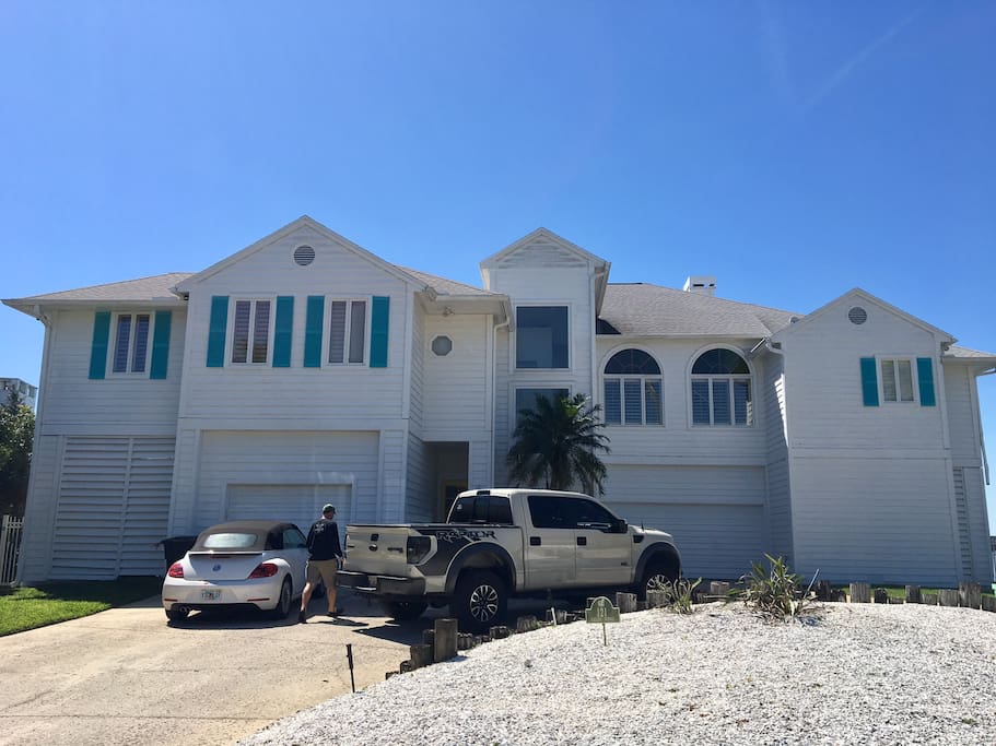 Front of residence