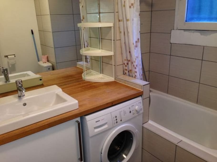 Bathroom with Washer