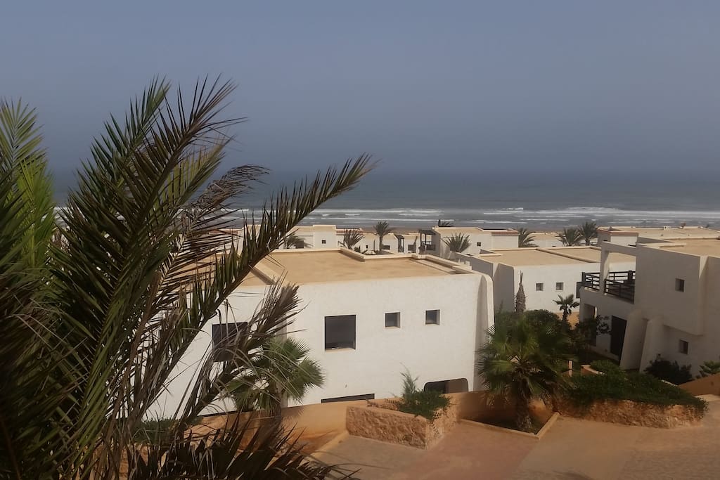 The view from the balcony