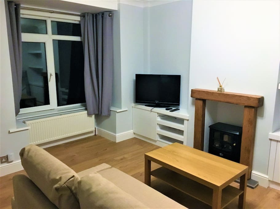 Lounge with sofa bed and Virgin TV and high speed boradband