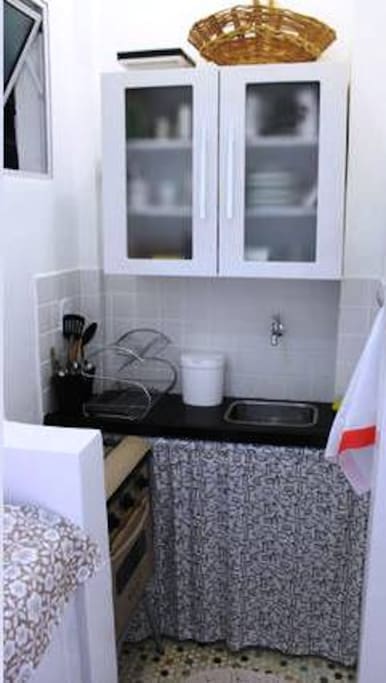 Cozinha completa e arejada