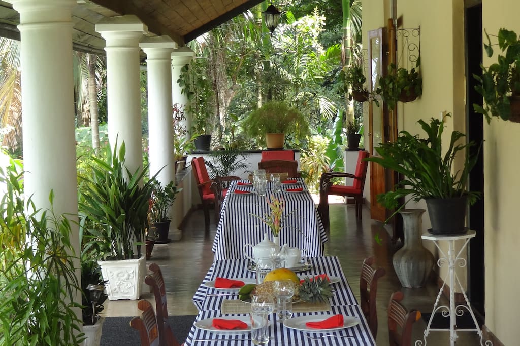 Terrace dining
