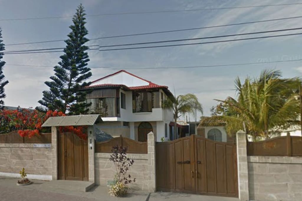 The property is fenced in providing you with more privacy and a private courtyard to park your car.