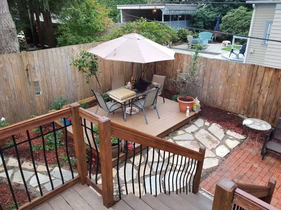 Back Yard - upper and lower decks