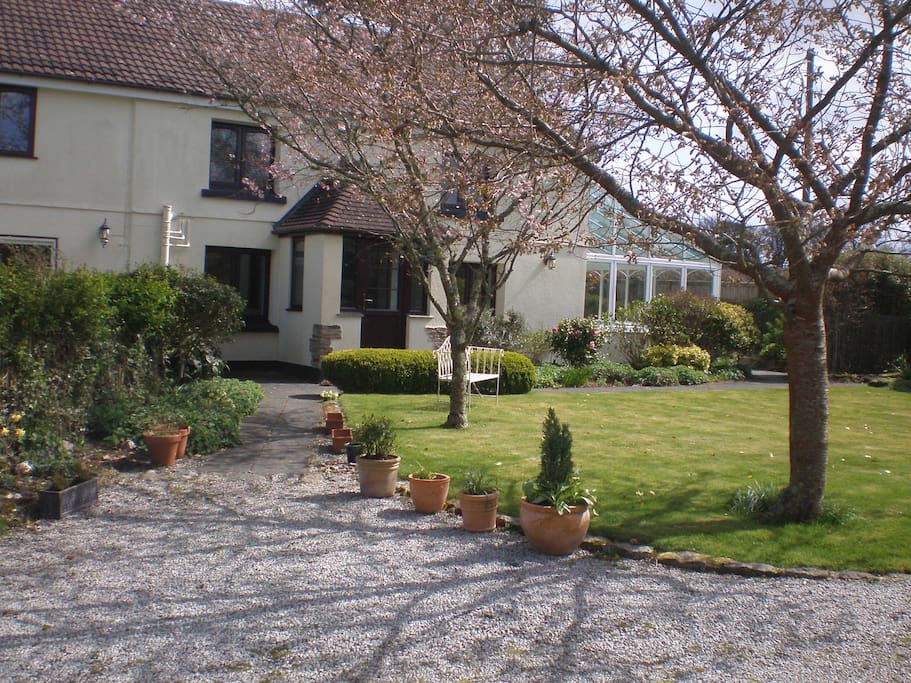 Entrance to Cedar Cottage