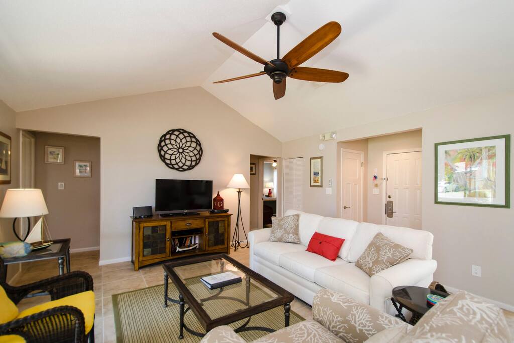 Spacious Living Area Opens to