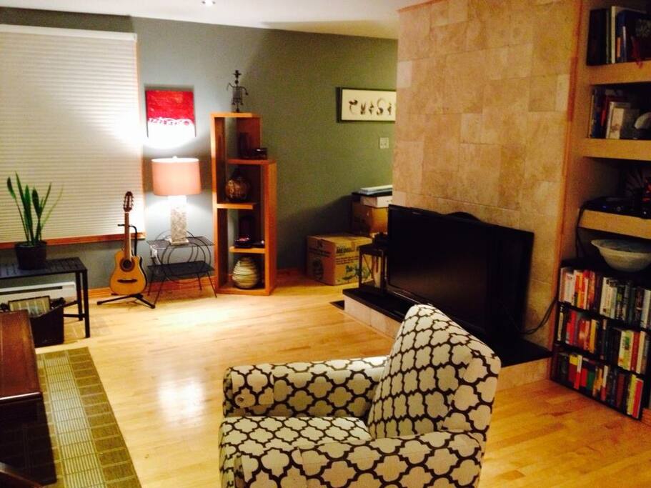 Contemporary living room -shared with other guests.