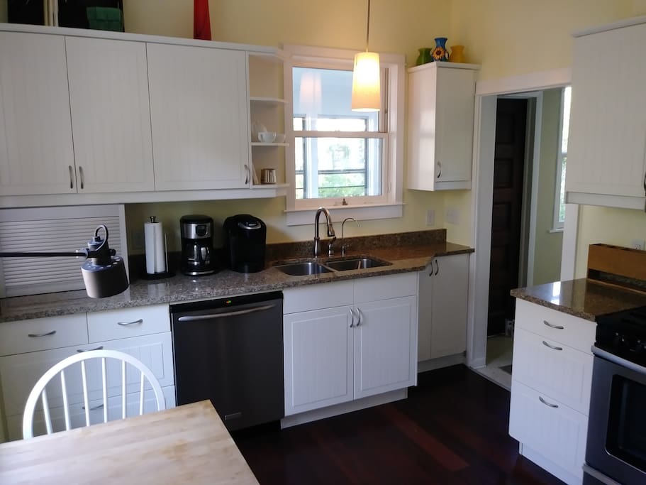 Updated kitchen with sitting area.