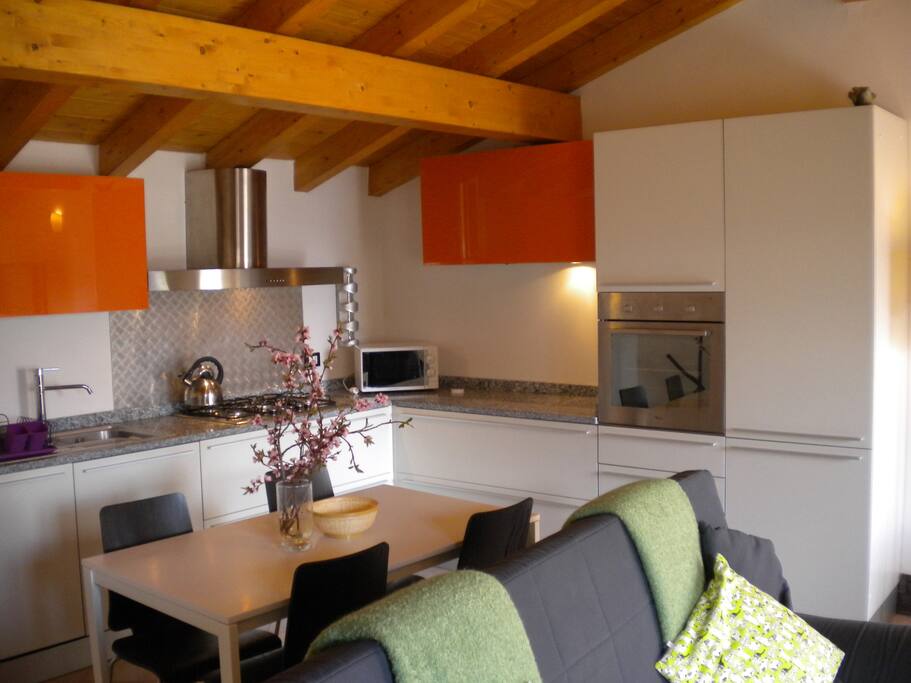 Open plan kitchen