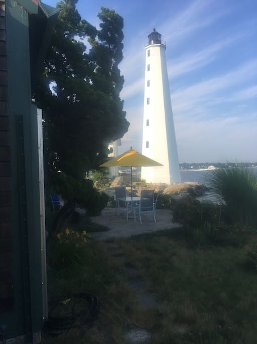 1801 harbor lighthouse and my patio