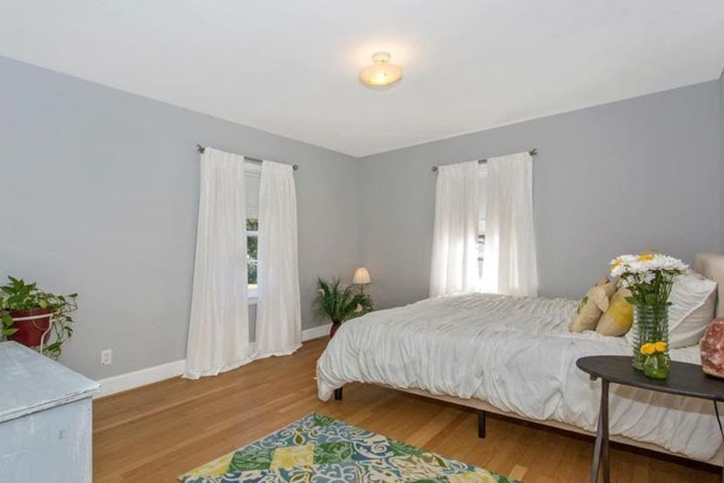 Master bedroom with king bed