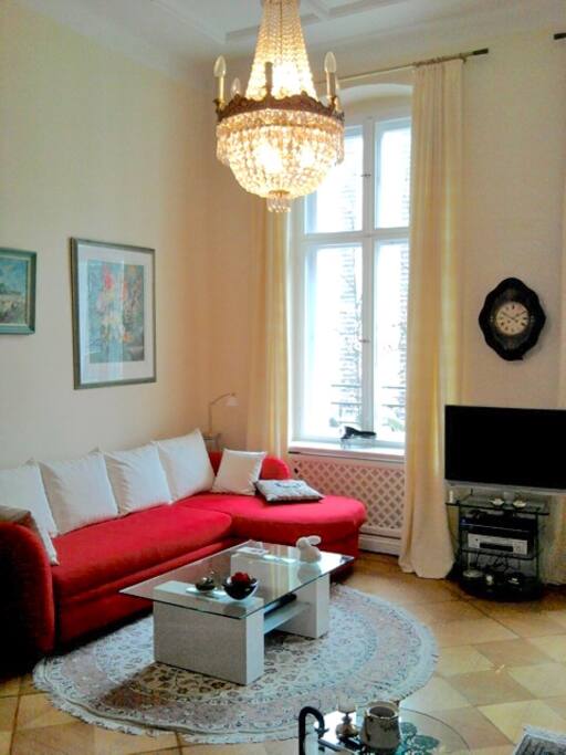 Wohnraum Sitzecke (Schlafcouch)