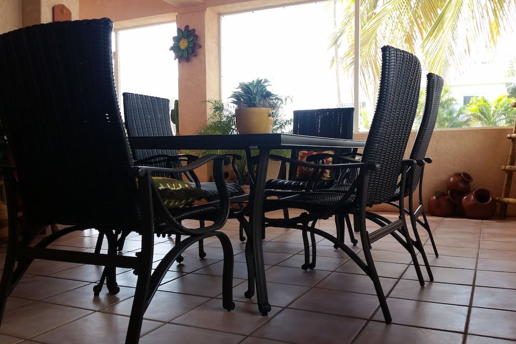 outdoor hangout room.