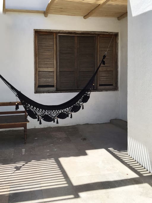 Front porch with Hammock
