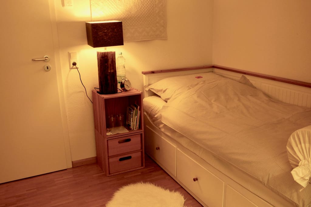 Your Room, here shown with a single bed