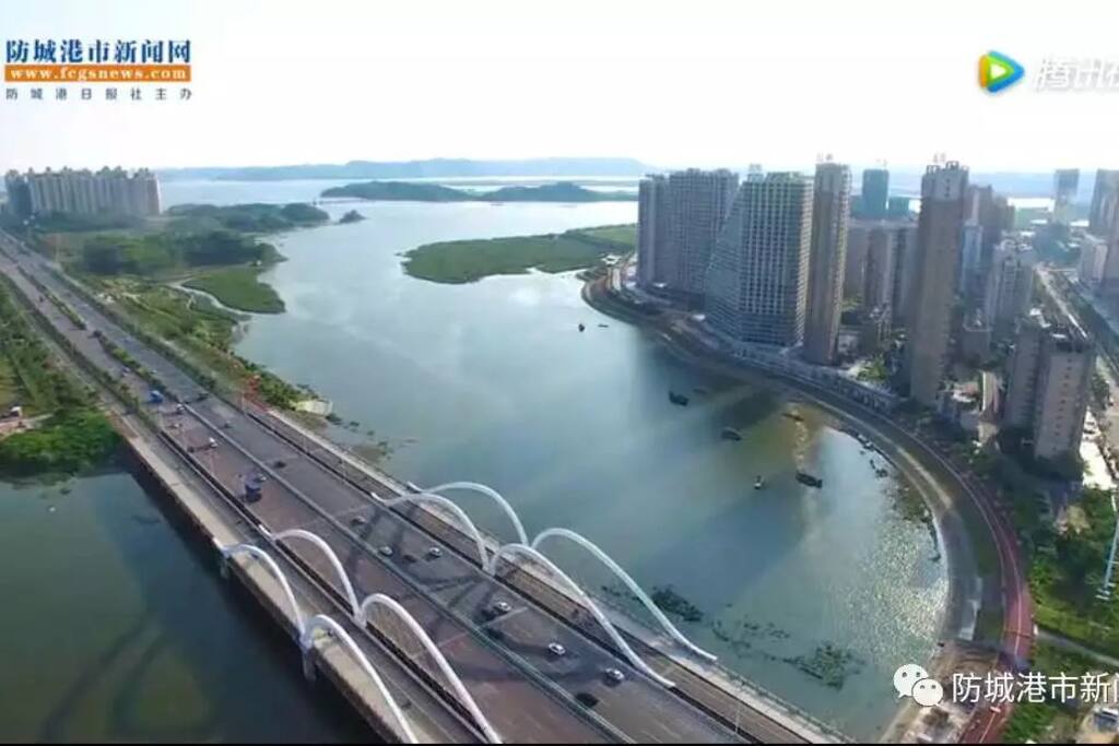 图片左上角楼群为本居小区