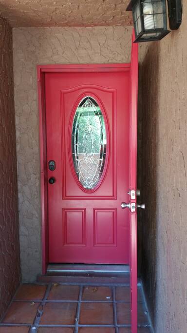 Entrance door..
