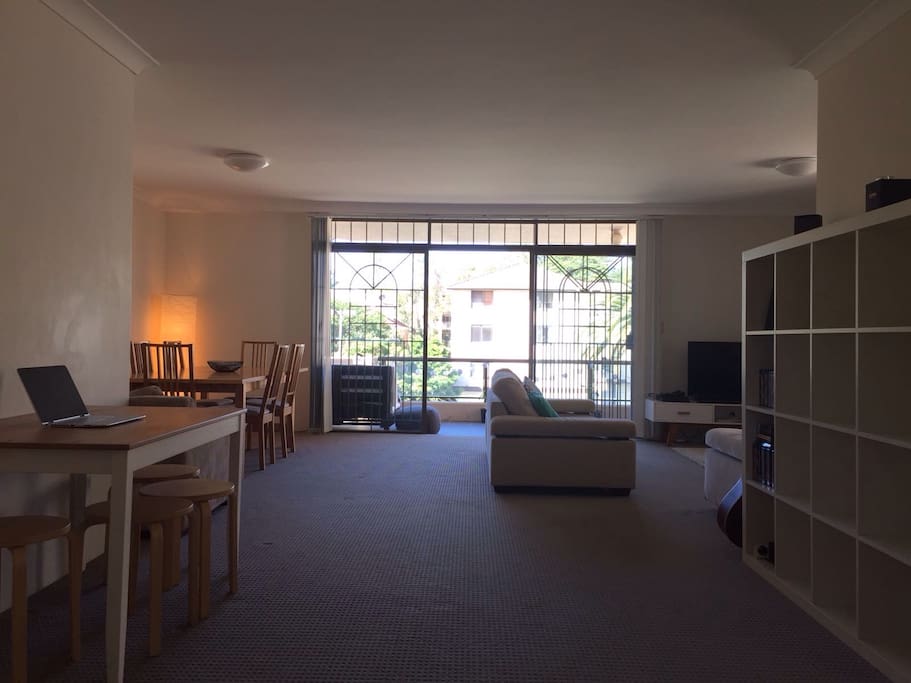 Spacious and bright living area
