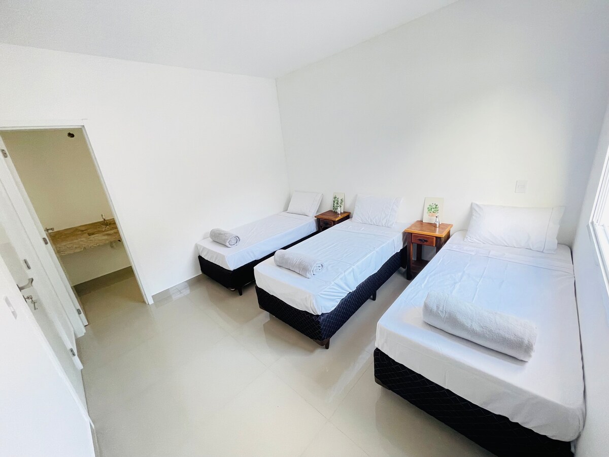 Apartmán s 3 samostatnými lôžkami.