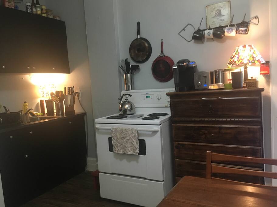 Cozy and delicious kitchen.