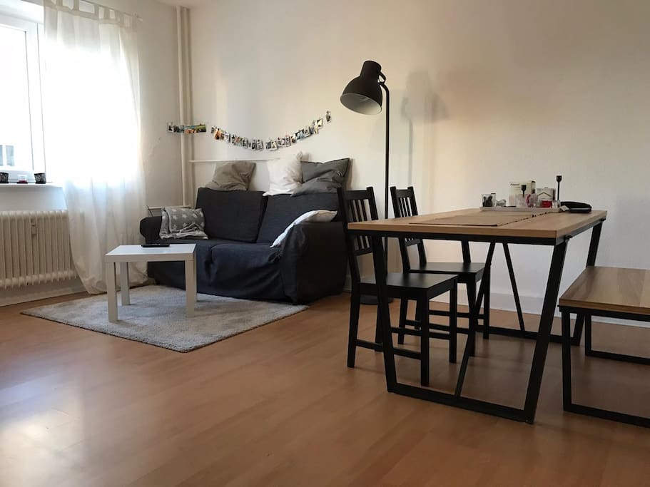 table in living room