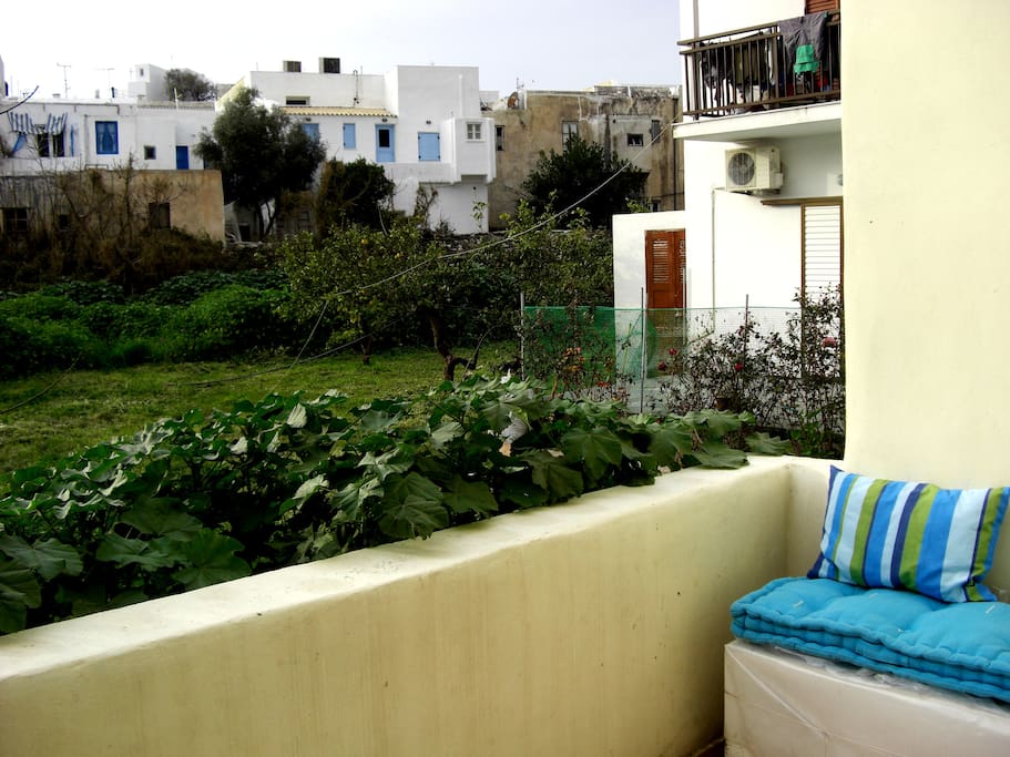 Ground floor balcony