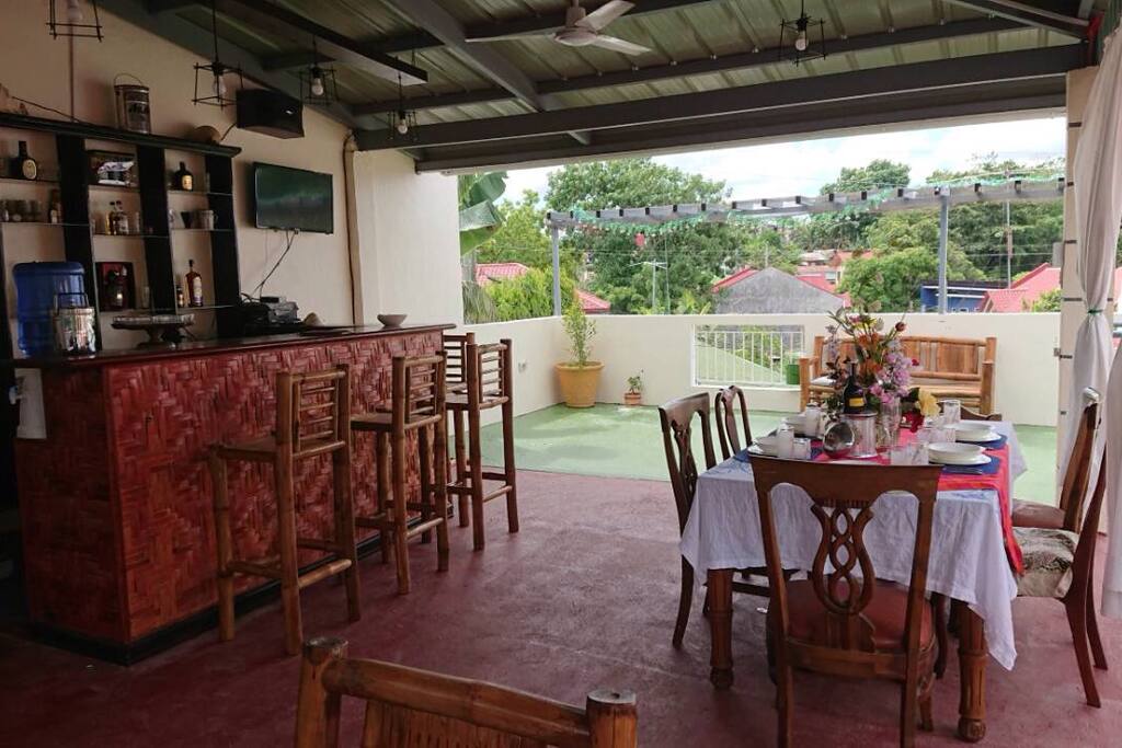 Resto Bar at the roof top exclusively for the guest