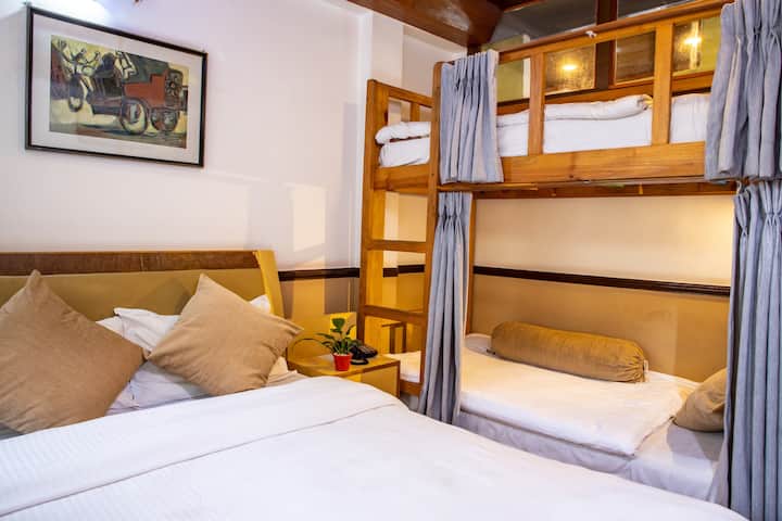 Comfortable to fit up to 4 person however more spacious upto three persons as well.