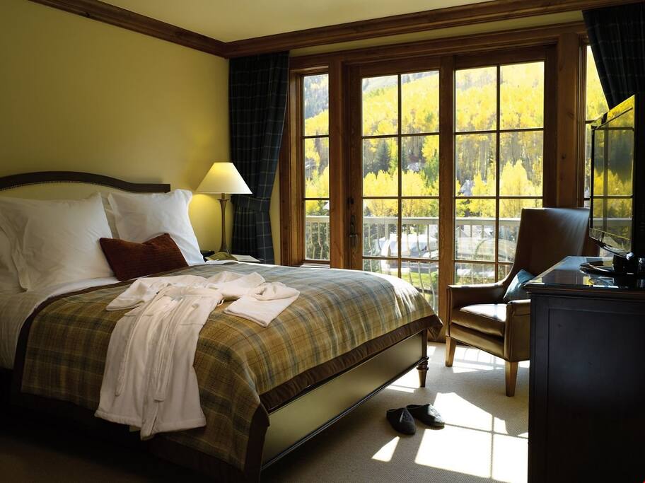 Get a good night's rest in the spacious master bedroom.