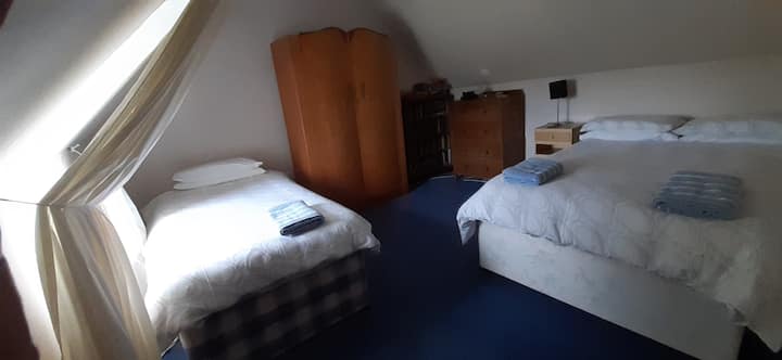 Bedroom 2 - one double and one single bed