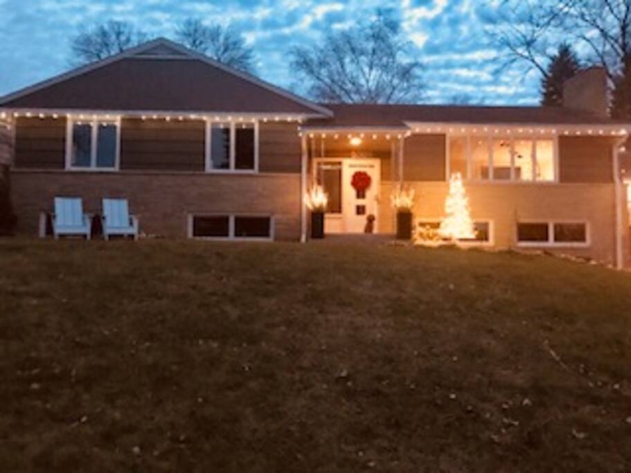 Large front yard