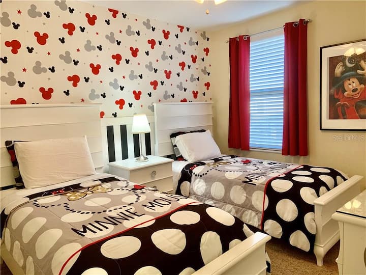 Dormitorio 4 en la planta superior - camas individuales