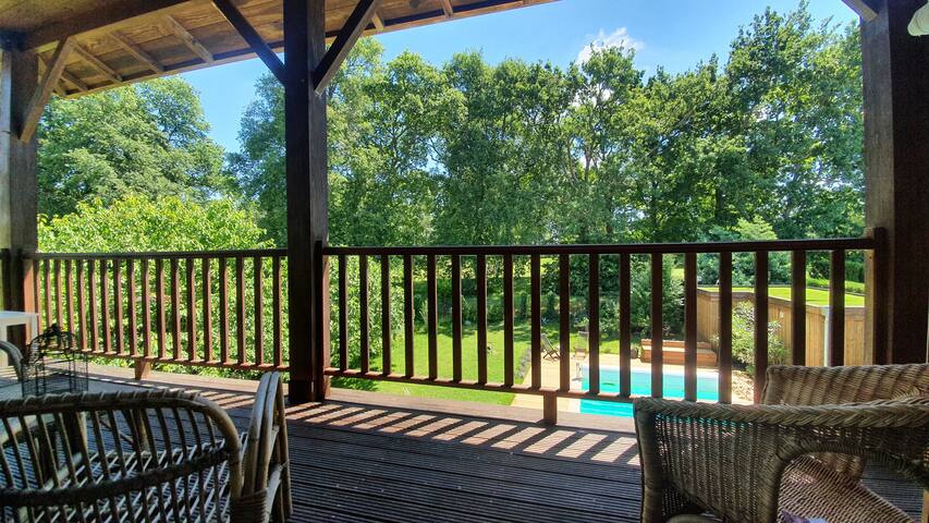 Charming and spacious wooden house, with golf view gallery image 2