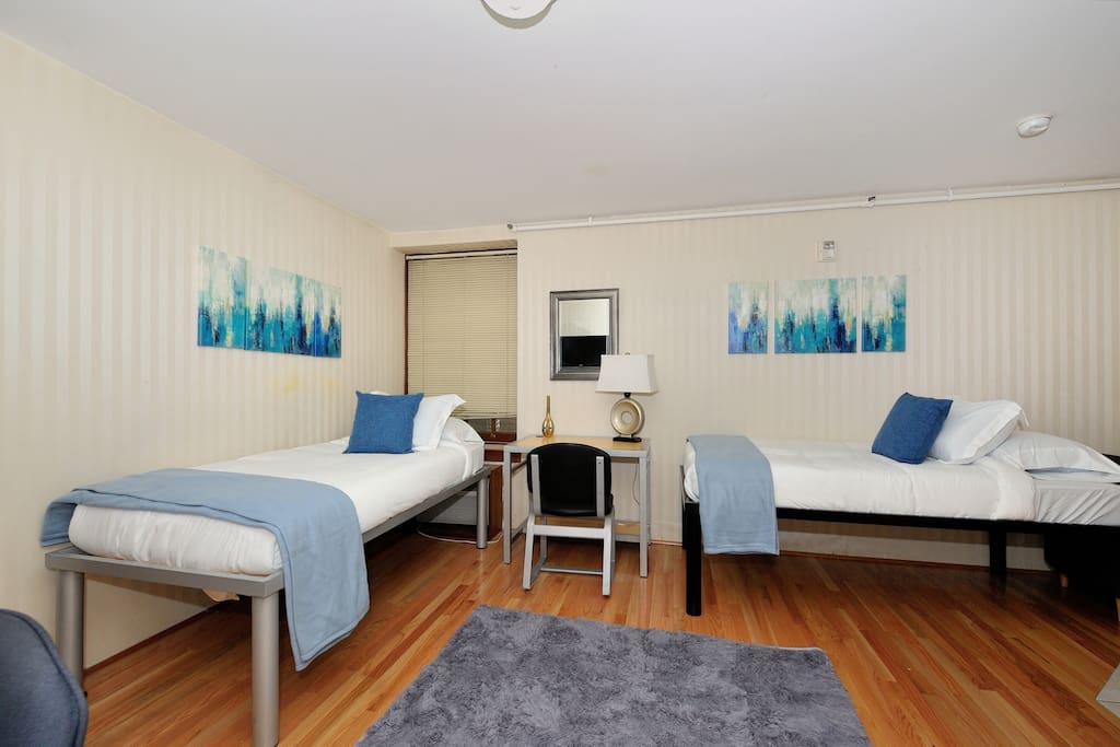 Two single beds